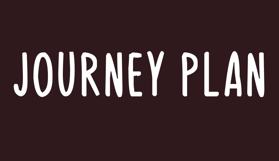 Journey Planner font big