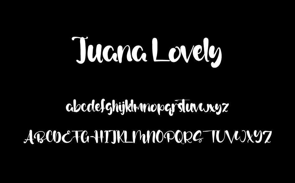 Juana Lovely font