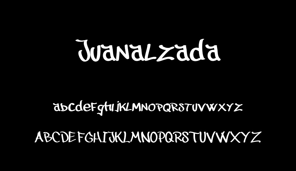 Juanalzada font