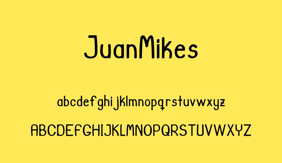 JuanMikes font