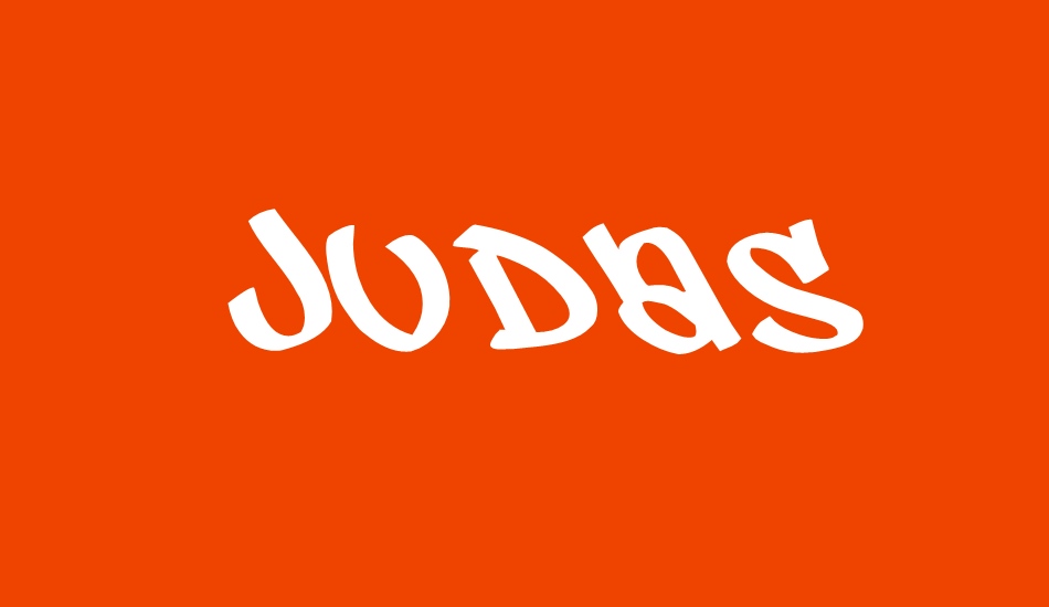 Judas font big