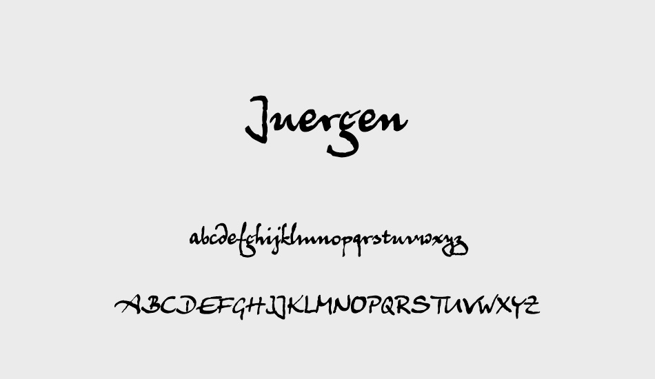 Juergen font