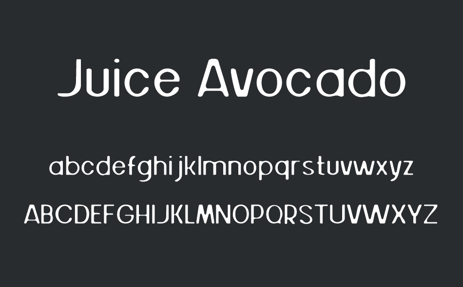 Juice Avocado font