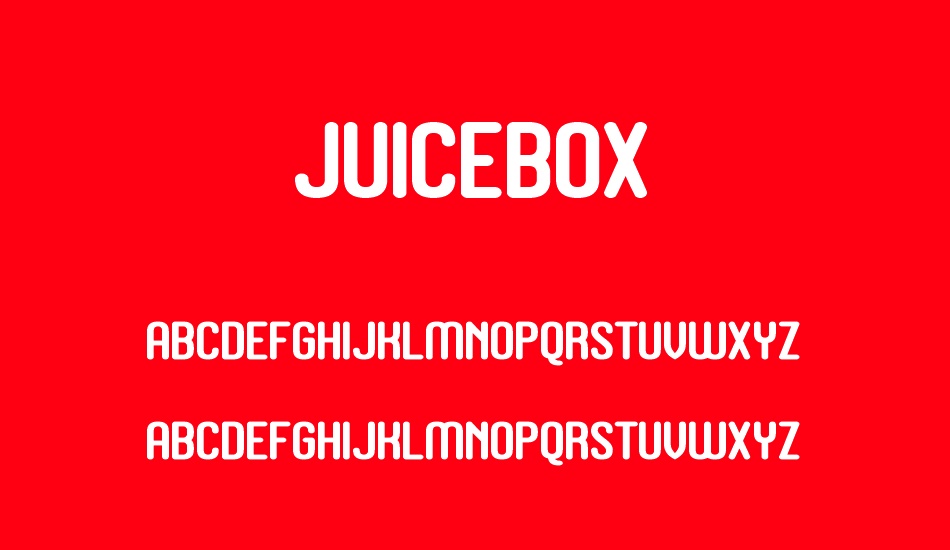 Juicebox font