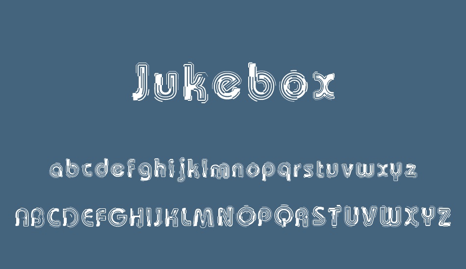 Jukebox free font