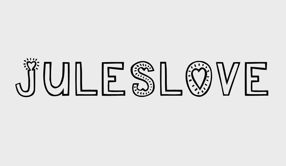 JulesLove font big