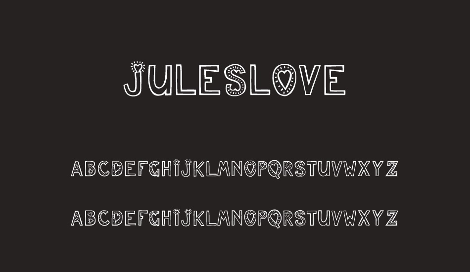 JulesLove font