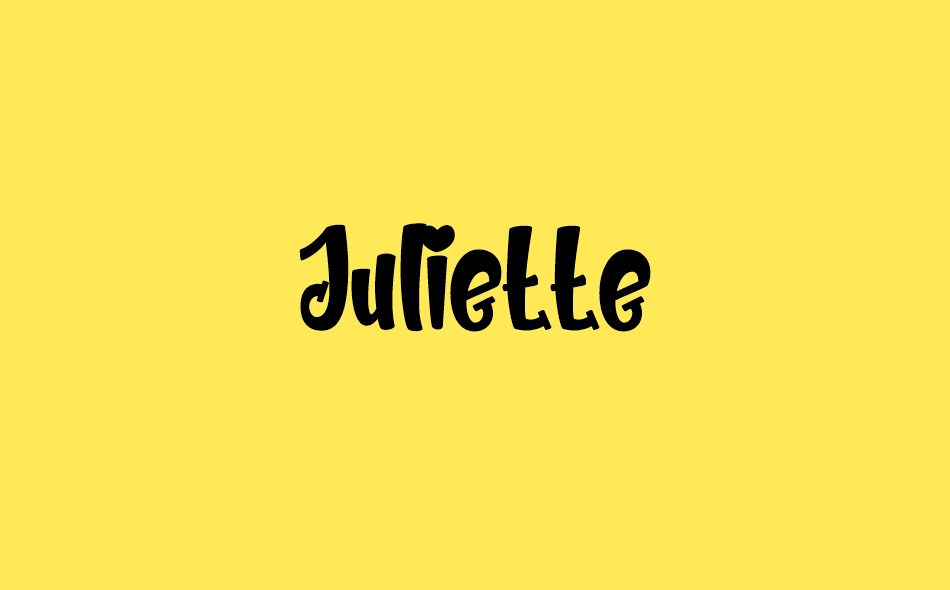 Juliette font big