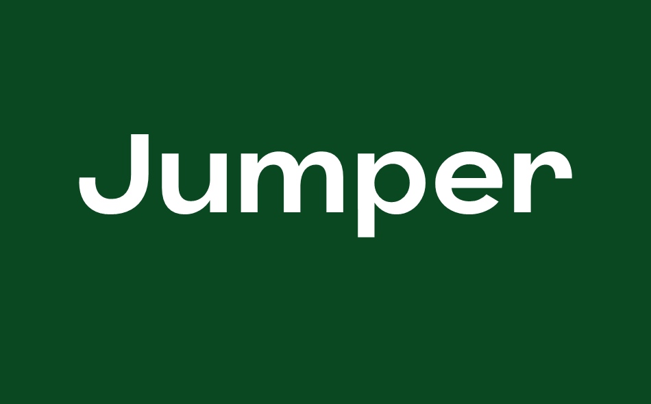 Jumper font big