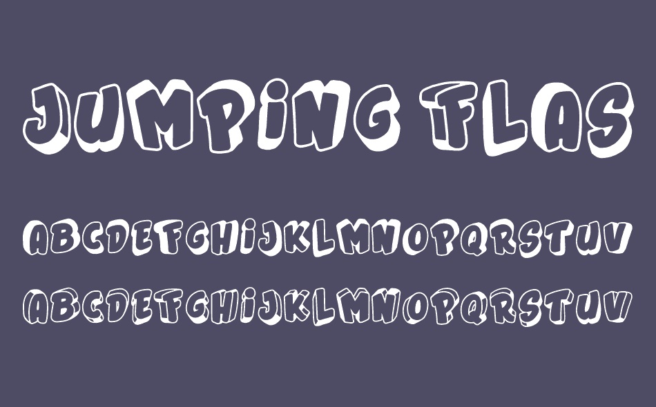 Jumping Flash font
