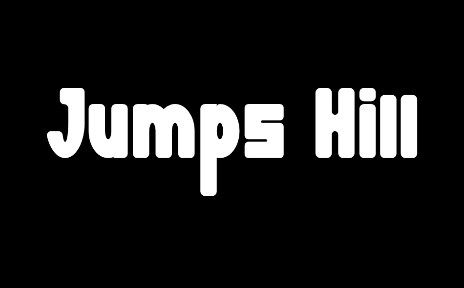 Jumps Hill font big