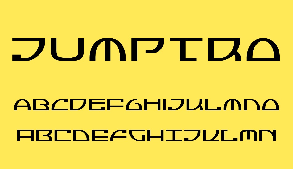 Jumptroops font