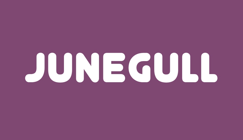 Junegull font big