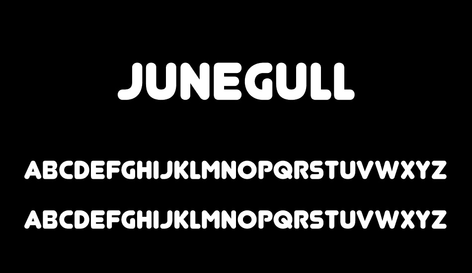 Junegull font