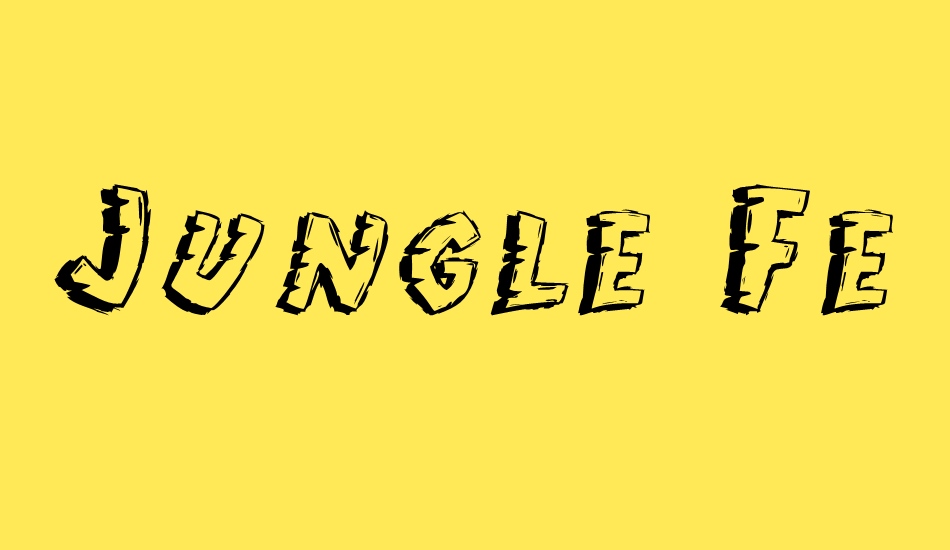 Jungle Fever font big