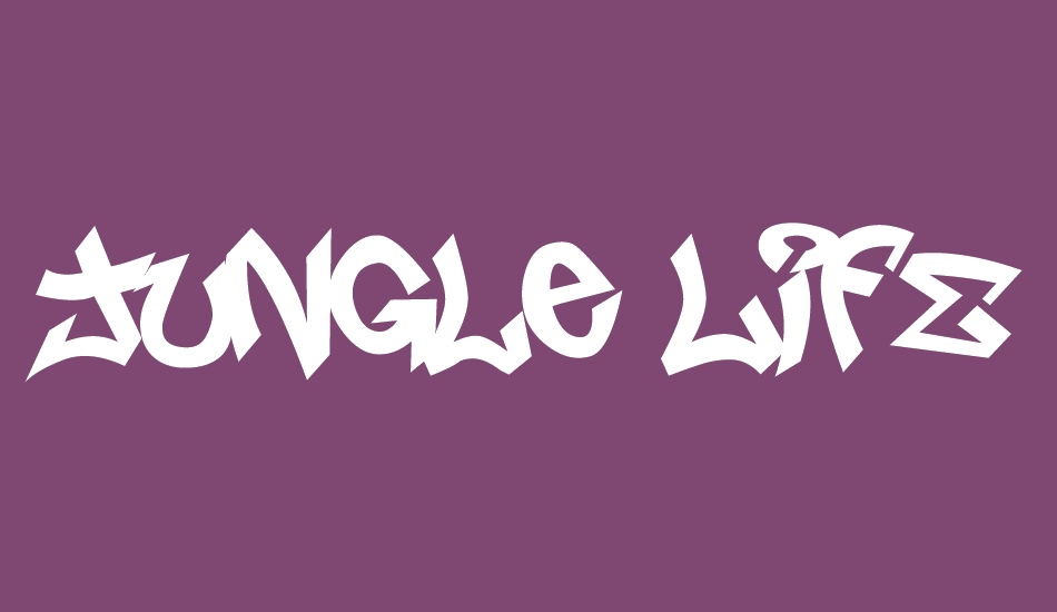 Jungle LIFE font big