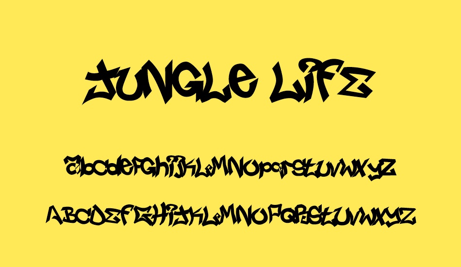 Jungle LIFE font