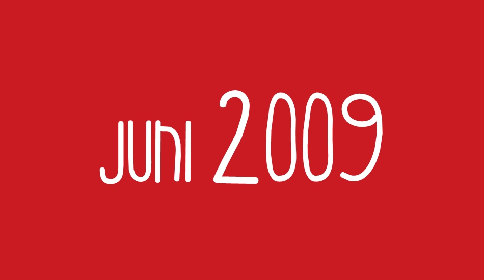 juni 2009 font big