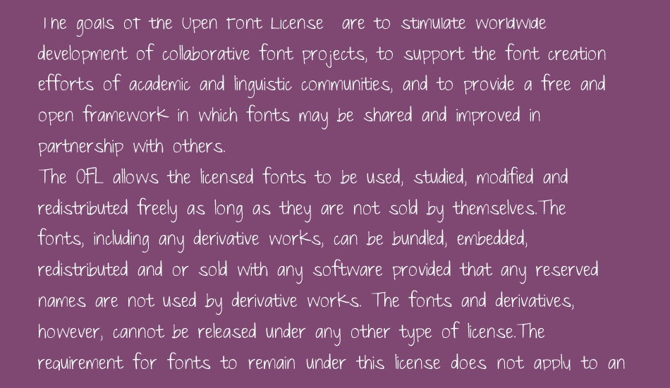 Just The Way You Are font 1
