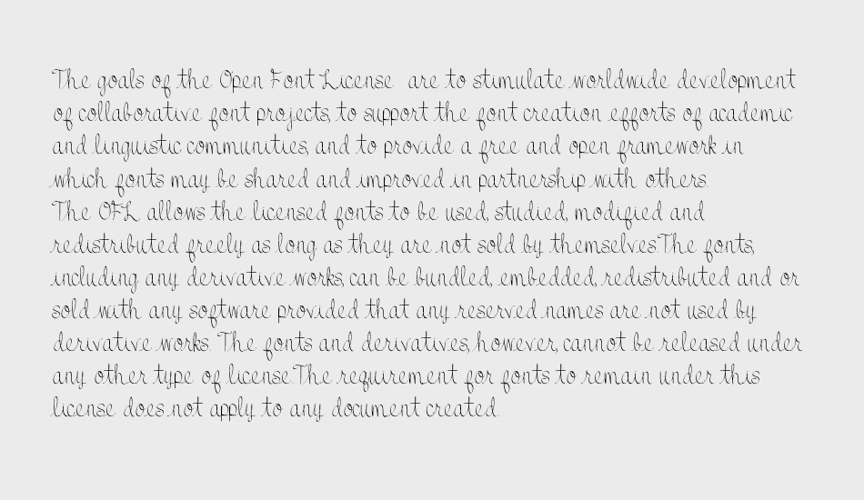 JustColesCursive font 1