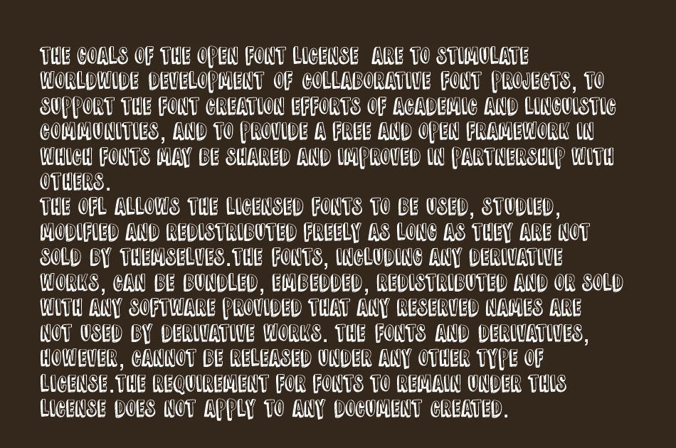 Justice Fest font 1