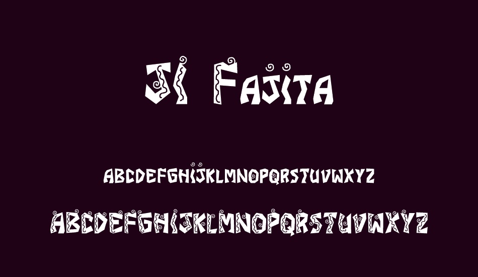 JI Fajita font