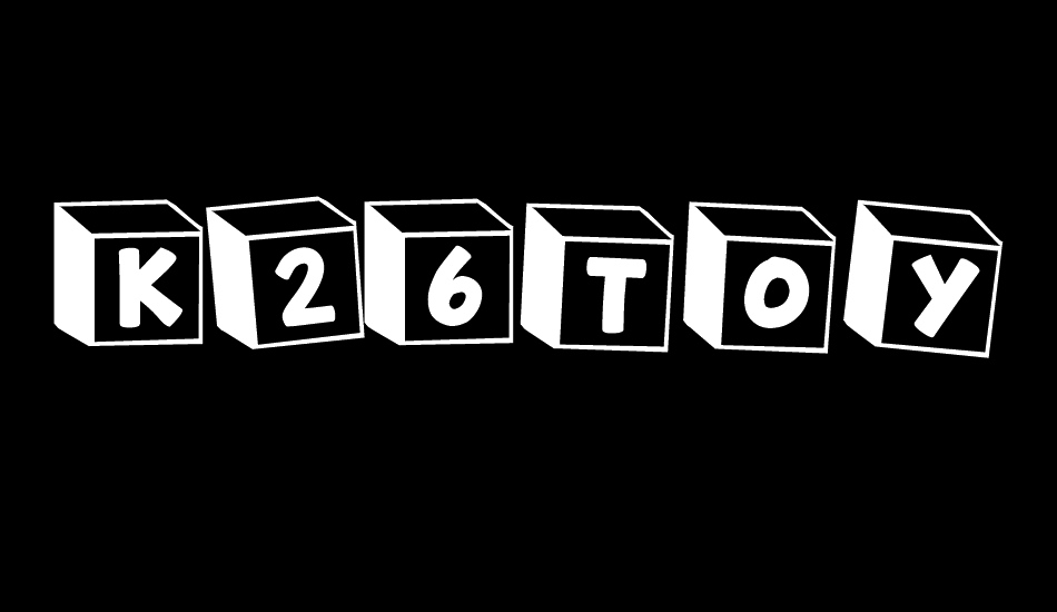 K26 Toy Blocks 123 free font