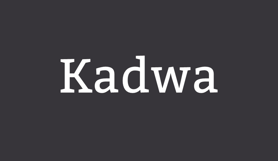 kadwa font big