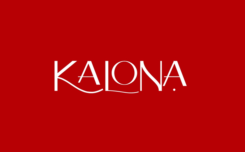 Kalona font big