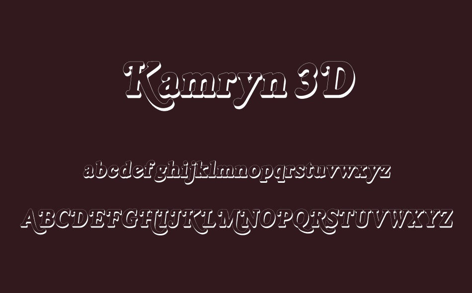 Kamryn font