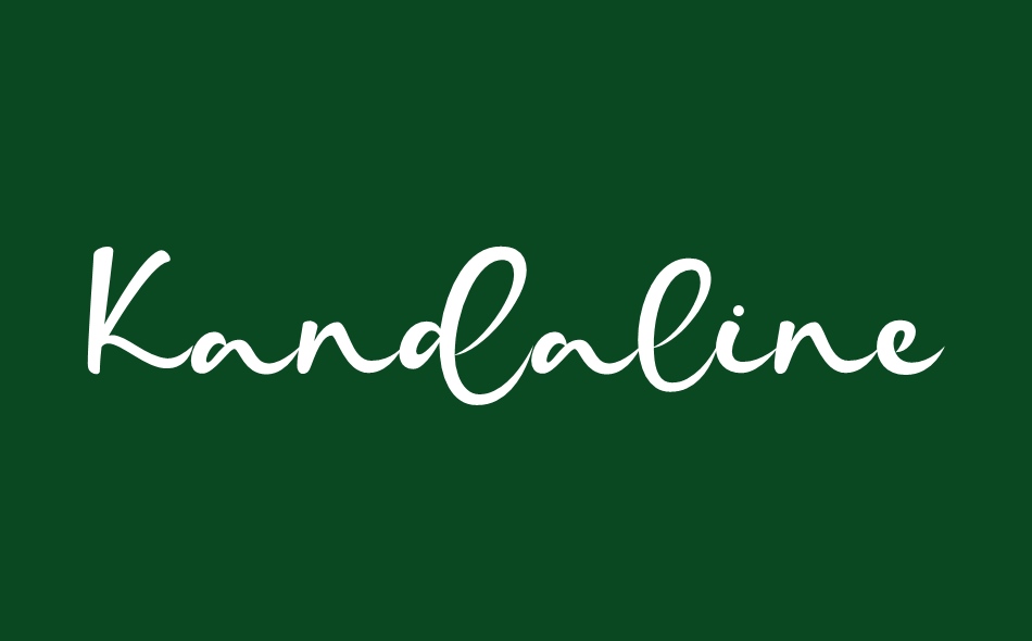 Kandaline font big