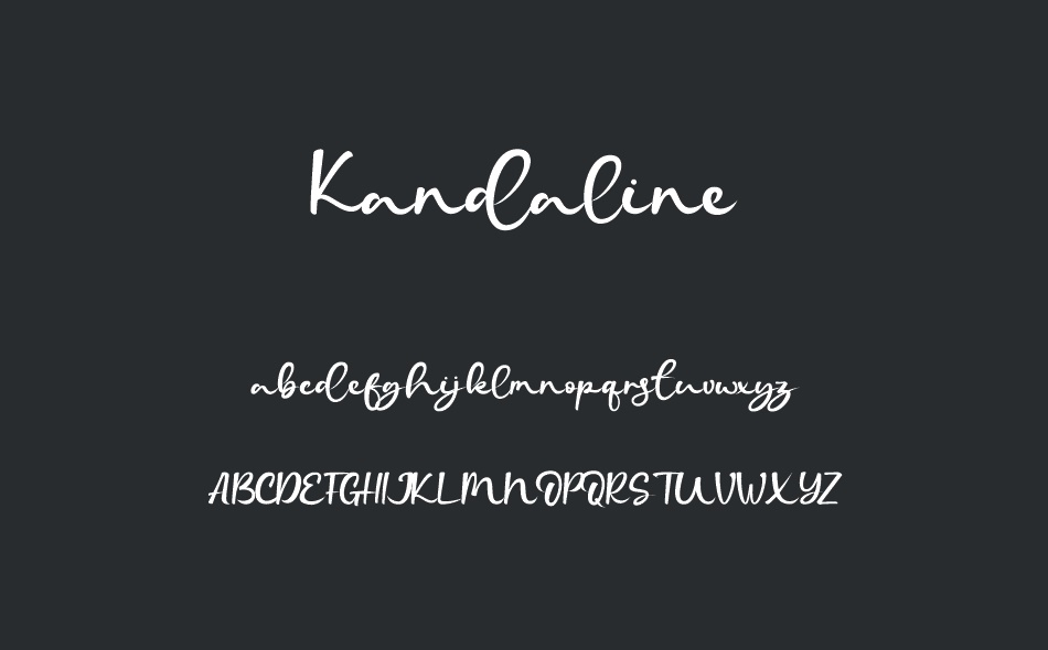 Kandaline font