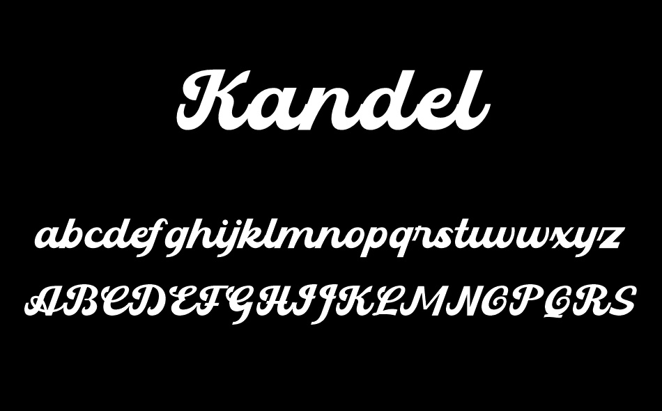 Kandel font