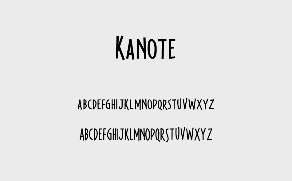 Kanote font