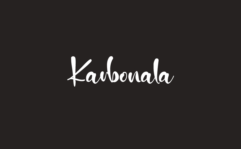 Karbonala font big