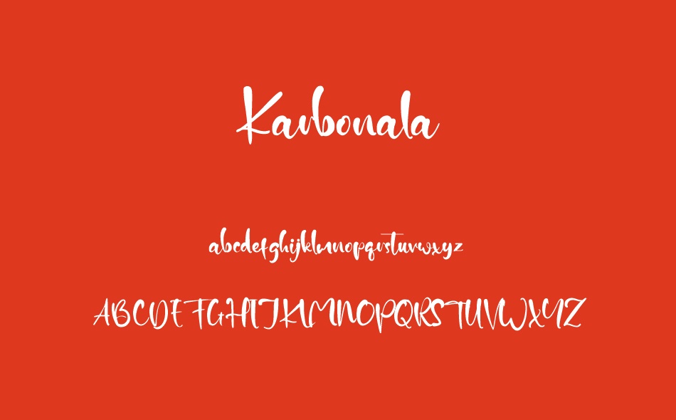 Karbonala font