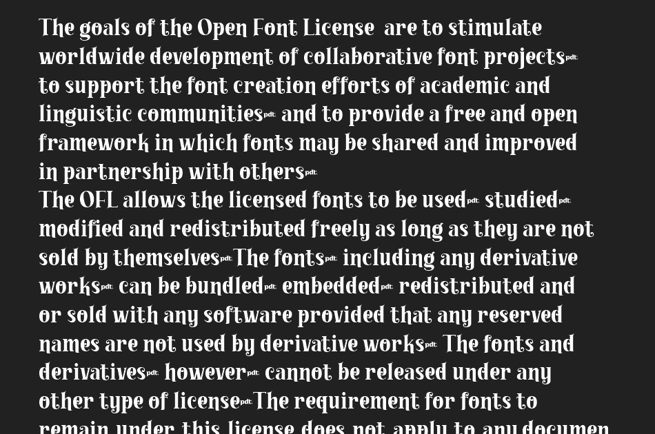 Kareth font 1