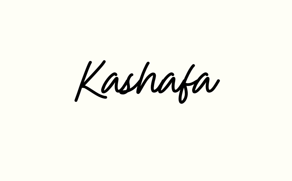 Kashafa font big