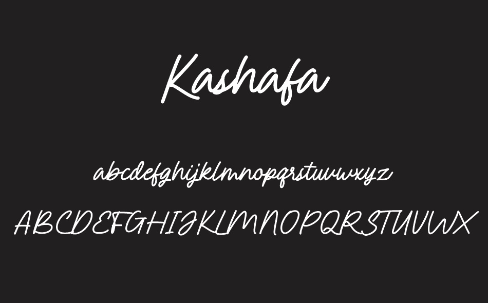 Kashafa font