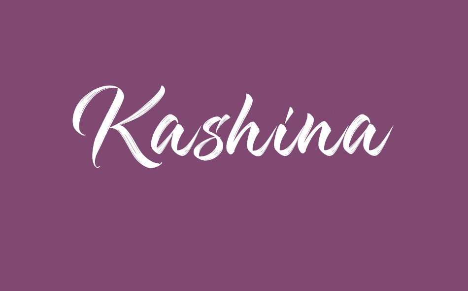 Kashina font big
