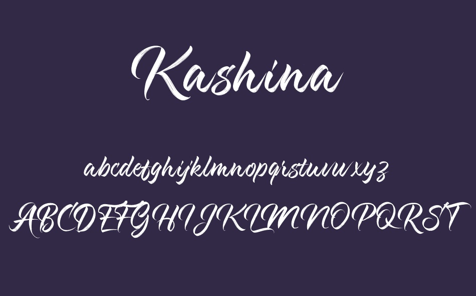 Kashina font