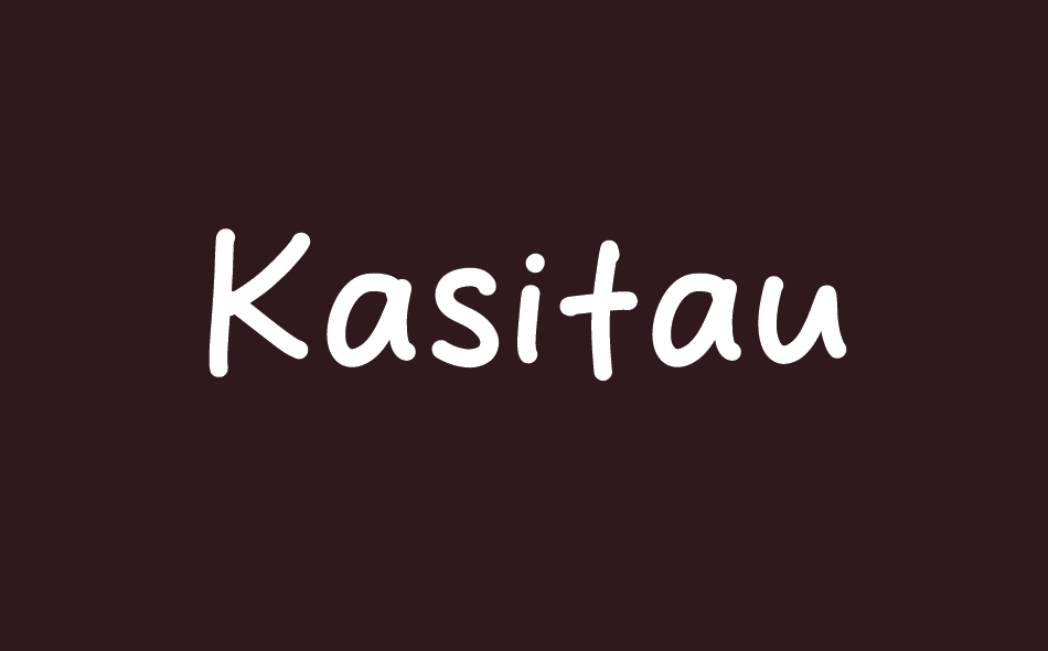 Kasitau font big