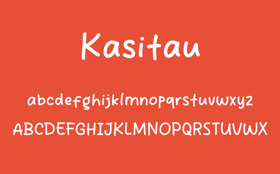 Kasitau font