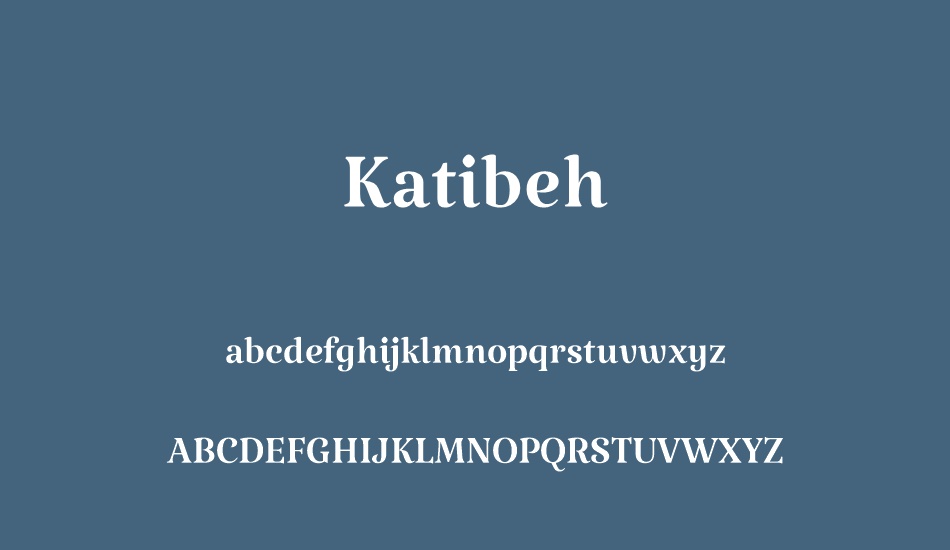 katibeh font