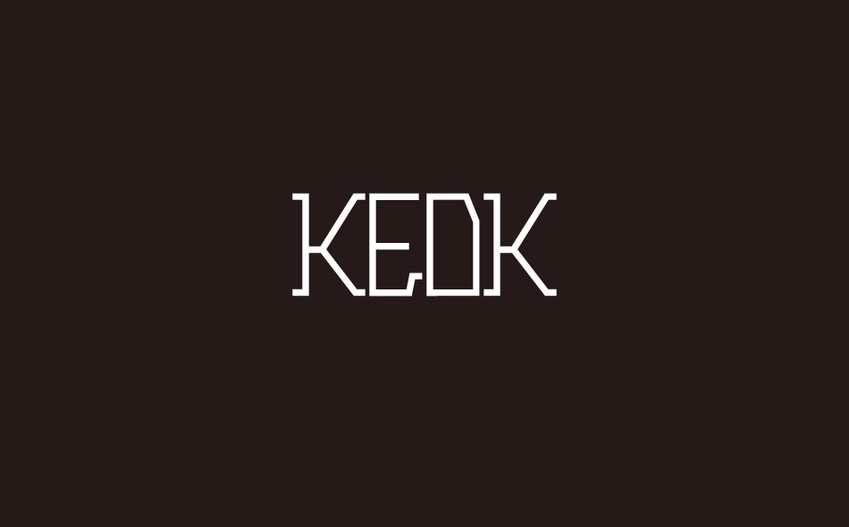 Keok font big