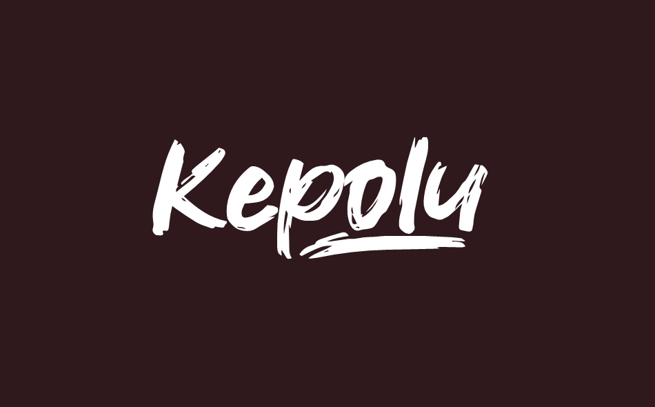 Kepolu font big