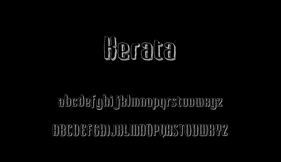 kerata font