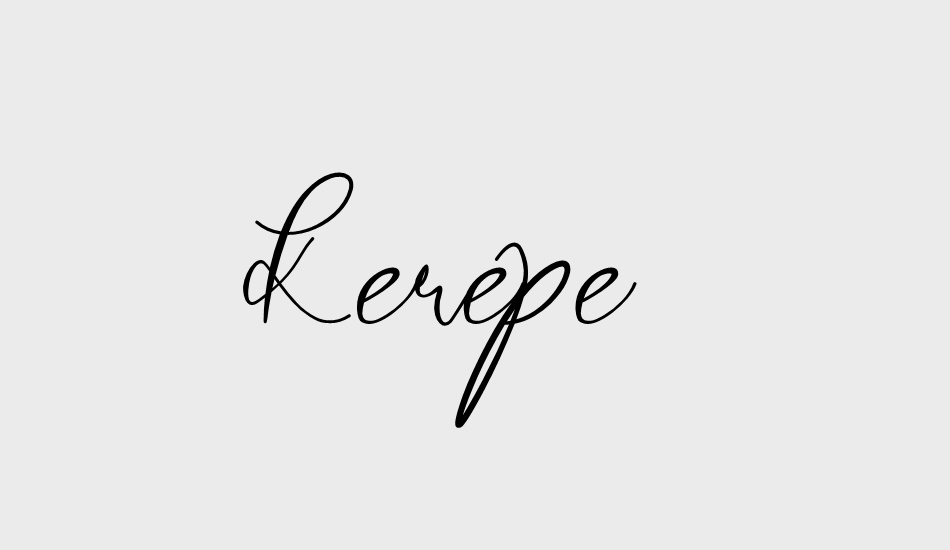 kerepek-demo font big