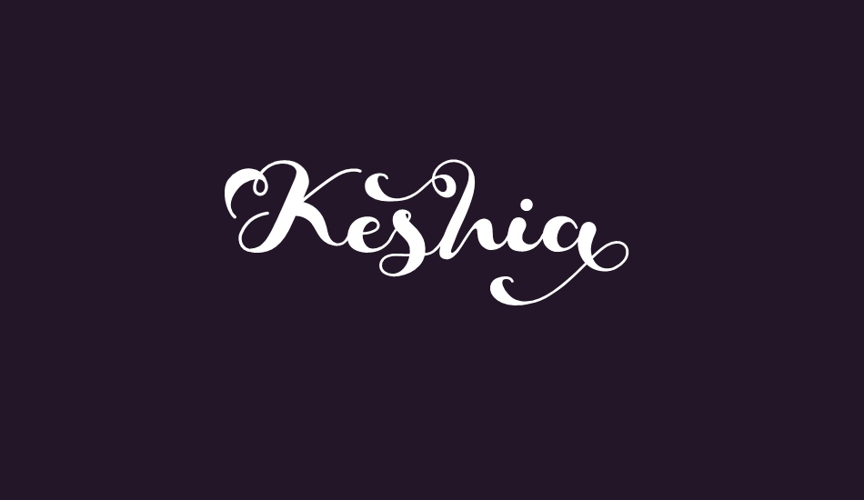 keshia font big