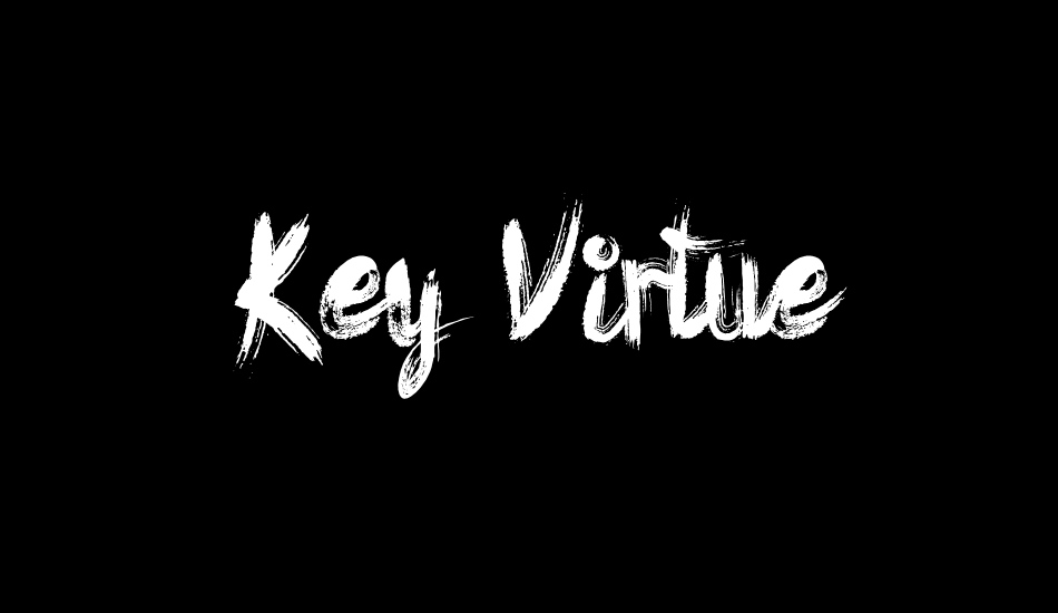 key-virtue font big